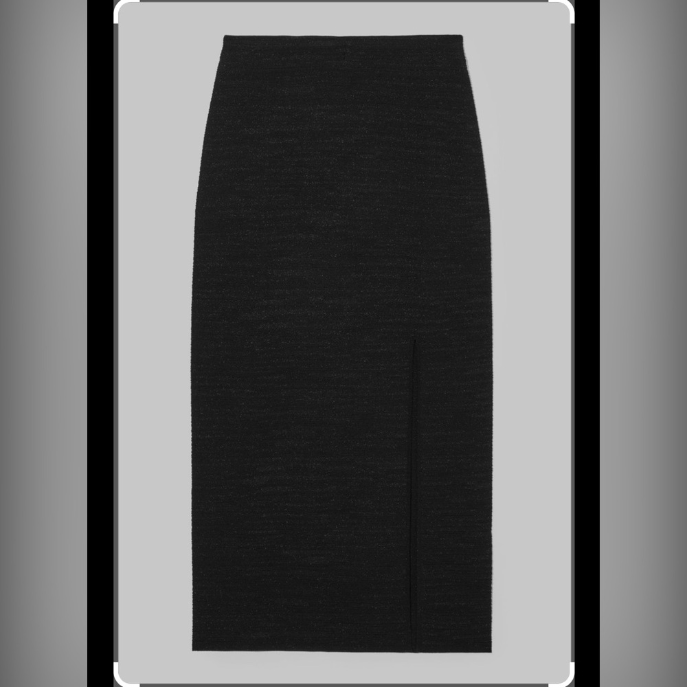 COS Sparkly Textured Pencil Skirt